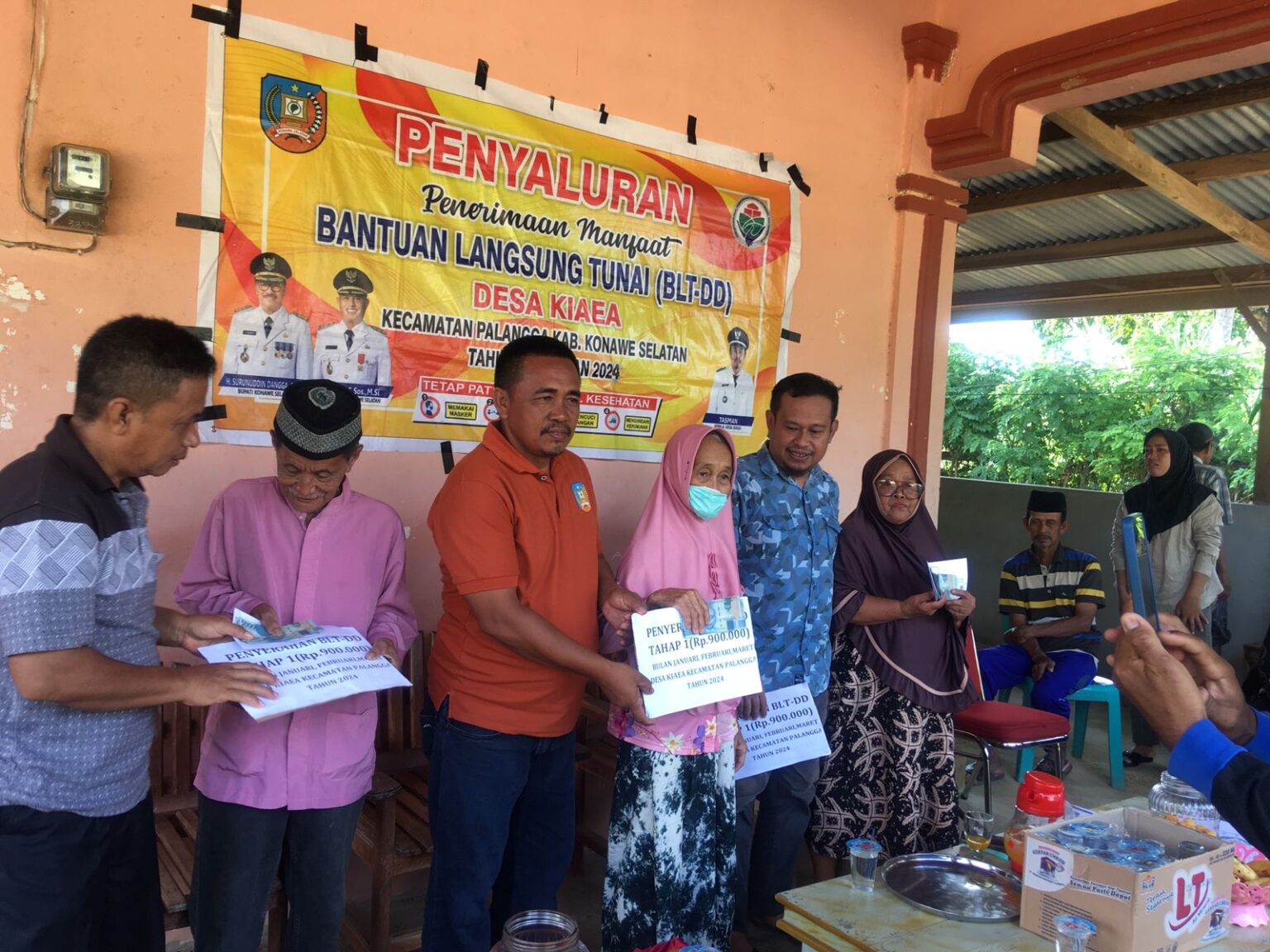 Pembagian (BLT) Dana DesaBulan Januari Maret. Tahun Angaran. 2024.Jumat: 19/4/24.