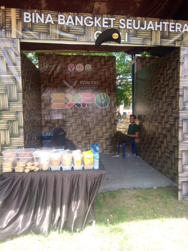 UMKM Bina Bangket Seujahtera Hadir Di Expo Gampong UMKM PON XXI 2024 Di Blang Padang
