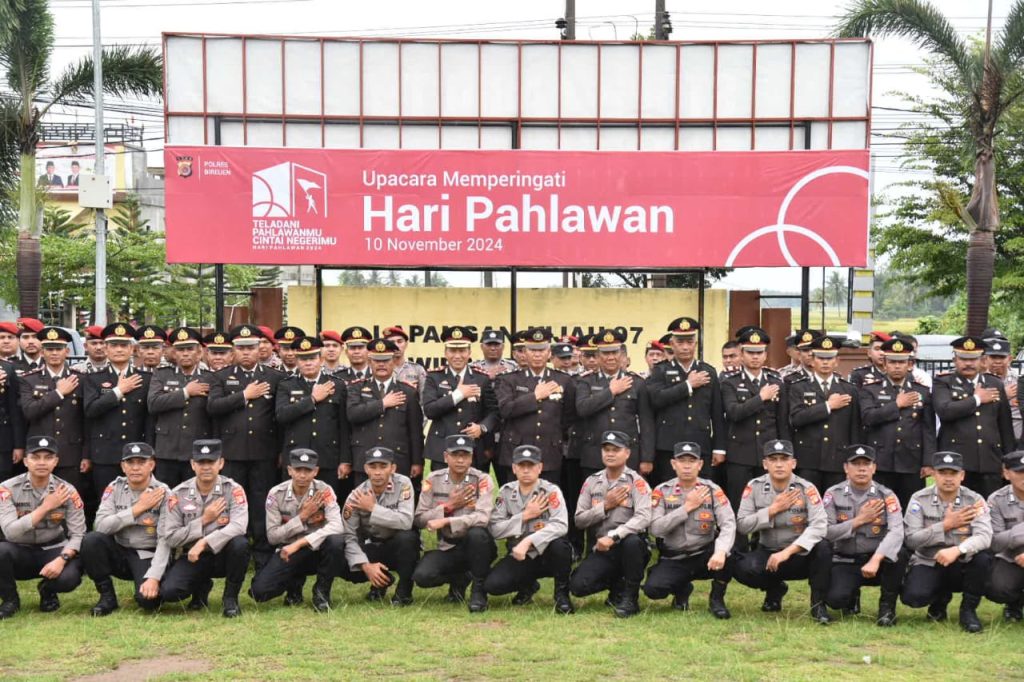 Polres Bireuen Gelar Upacara Peringatan Hari Pahlawan Tahun 2024