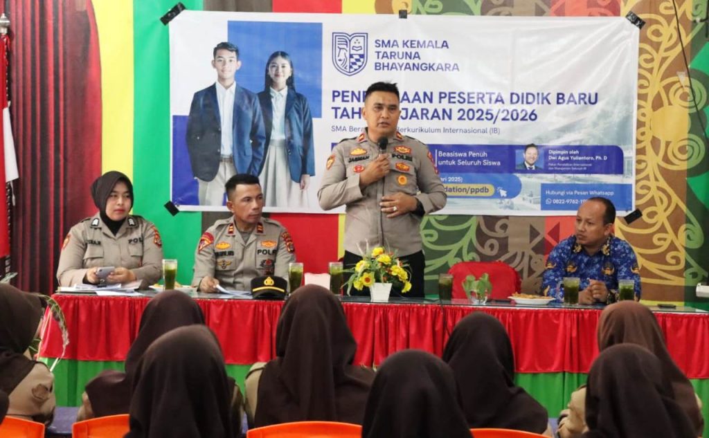 Polres Aceh Timur Sosialisasi PPDB SMA Kemala Taruna Bhayangkara