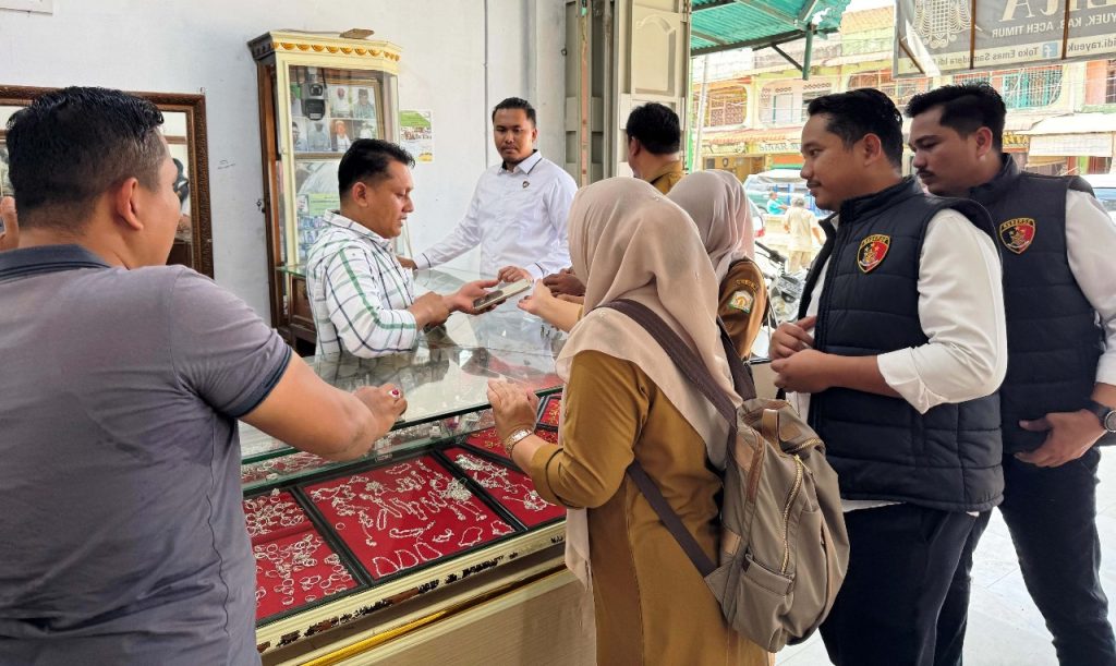 Harga Emas Melambung Tinggi, Ini Pesan Satreskrim Polres Aceh Timur Kepada Penjual dan Pembeli