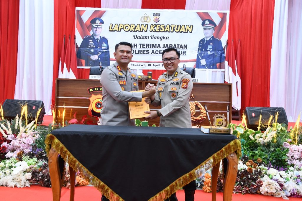 Polres Aceh Timur Gelar Lepas Sambut Kapolres