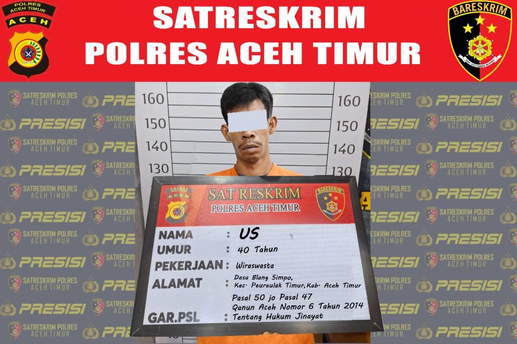 Dua Tahun DPO, Pelaku Pencabulan Terhadap Anak Berhasil Diamankan Oleh Satreskrim Polres Aceh Timur