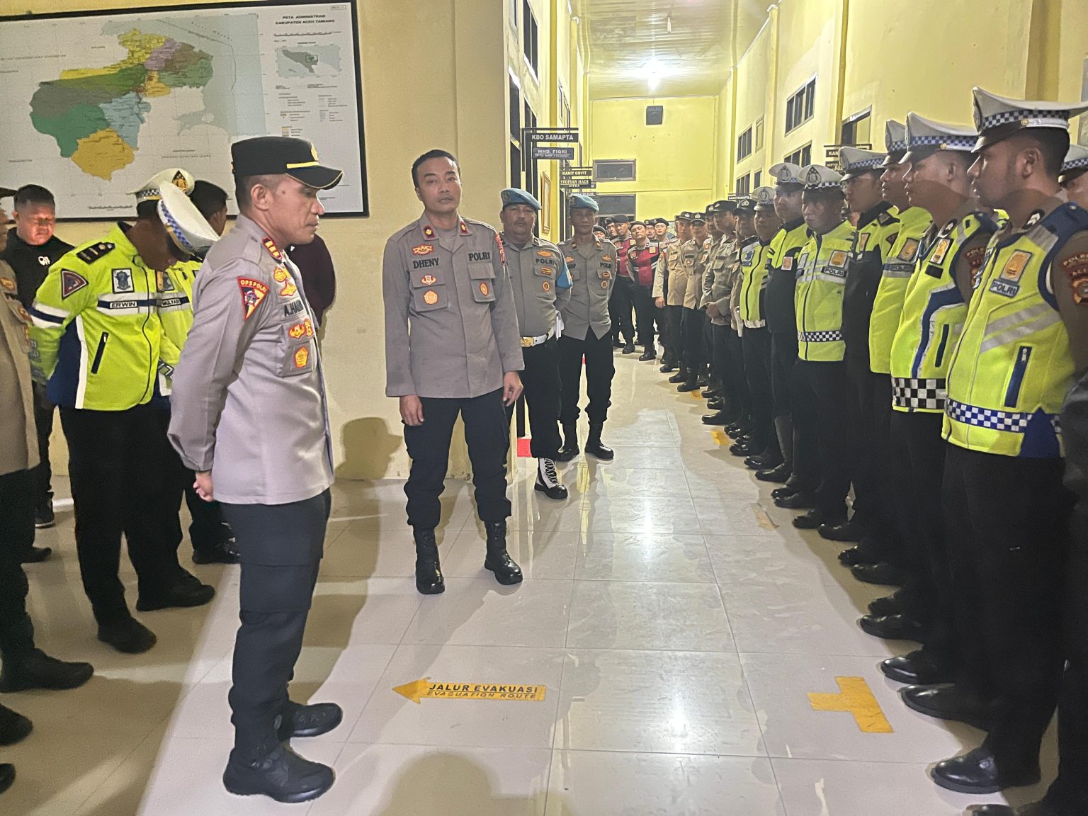 Polres Aceh Tamiang Laksanakan Pengamanan Malam Takbiran Idul Adha 1446 H