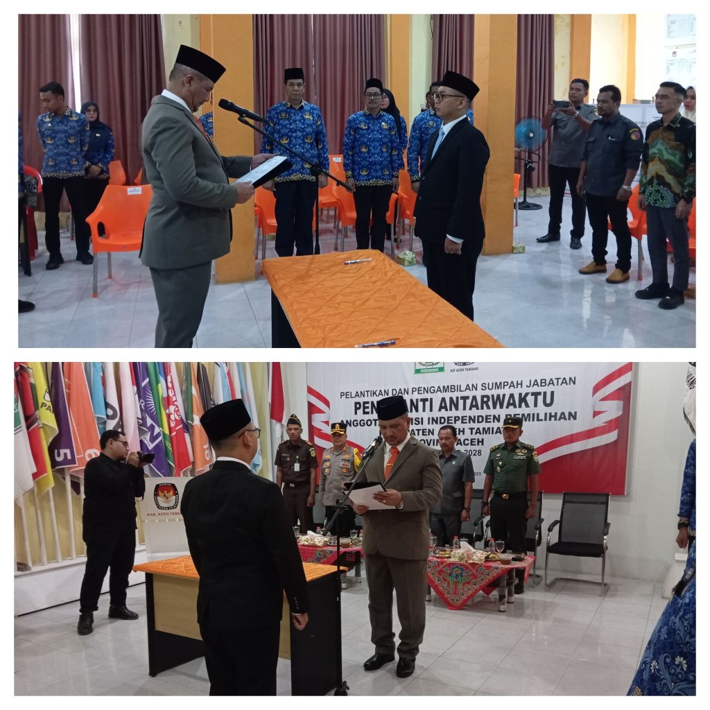 Pelantikan Prio Sambodo Oleh Bupati Aceh Tamiang 