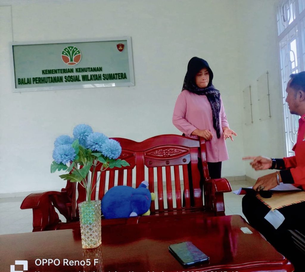 Laporan Kelompok Tani Hutan – Karya Prima Leidong , Labuhan Batu Utara Telah Diterima Kantor Kemenhutsos Sumut