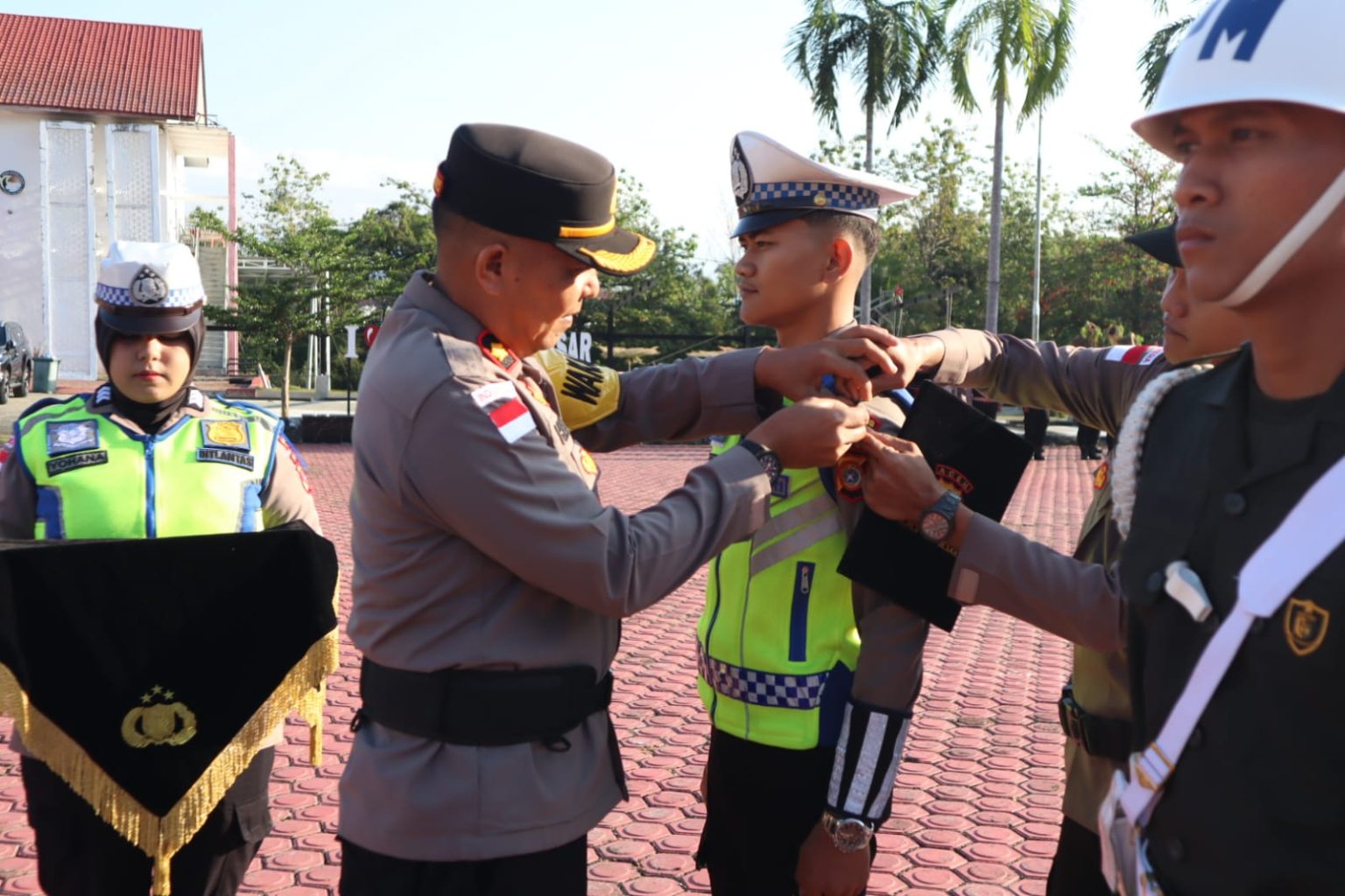 Polres Aceh Besar Laksanakan Apel Gelar Pasukan Operasi Keselamatan Seulawah Tahun 2026