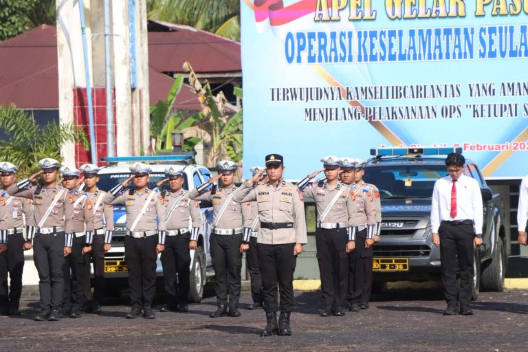 Minimalisir Angka Kecelakaan Menyambut Bulan Suci Ramadhan, Polres Aceh Singkil Gelar Operasi Keselamatan Seulawah 2026