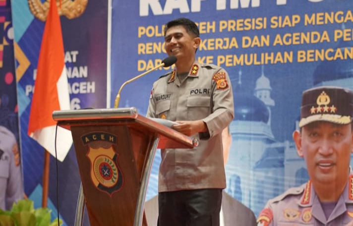 Rapim Polda Aceh 2026, Kapolda Tegaskan Komitmen Jalankan Arahan Presiden dan Kapolri