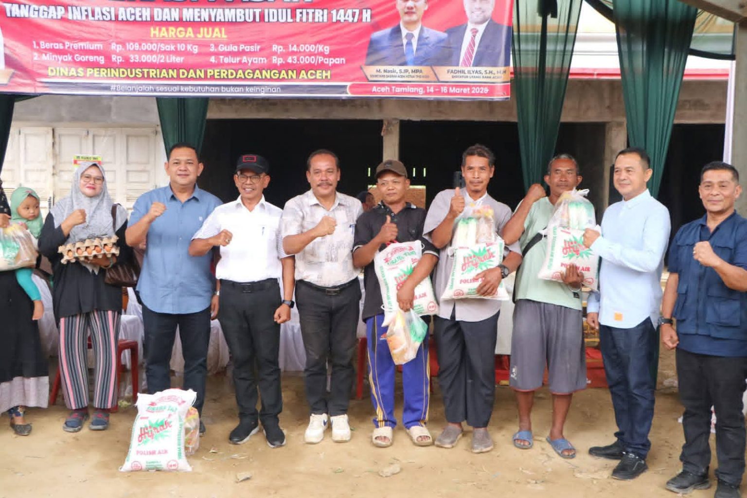 Pemkab Aceh Tamiang Gelar Operasi Pasar Tanggap Inflasi Di Kualasimpang