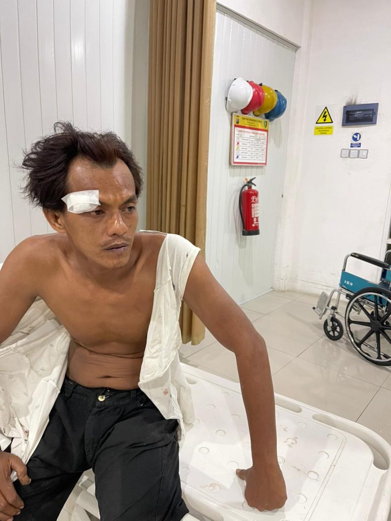 Seorang Pria Mengalami Penganiayaan Oleh Lebih Dua Orang Pelaku.Polsek Medan Baru Lakukan Penyelidikan