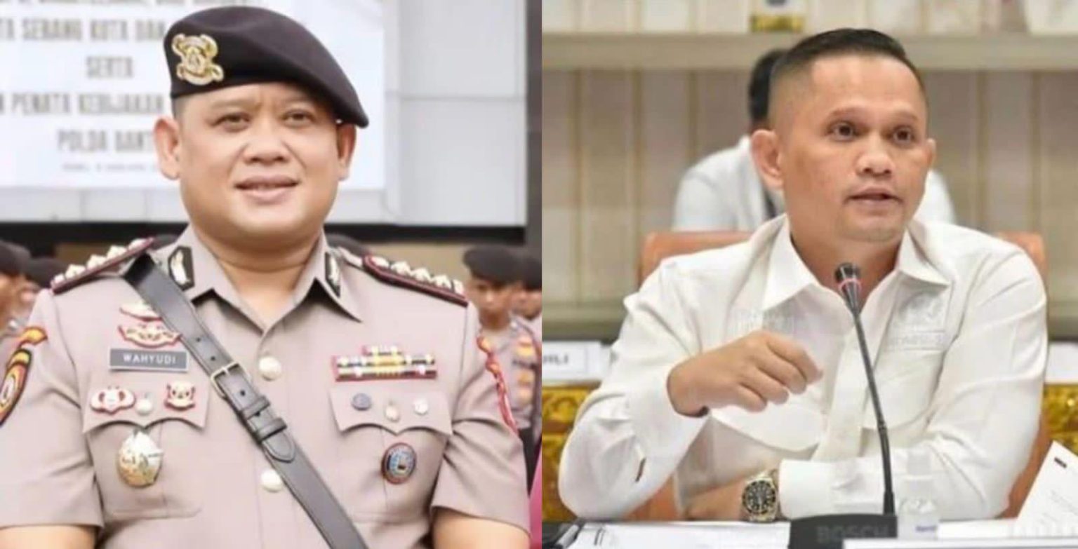 Polda Aceh Pastikan Tangani Kasus Pemanggilan Wartawan Secara Profesional, Dek Gam Apresiasi Kerja Cepat Penyidik Polri Foto pendukung: Dirreskrimsus Polda Aceh, Kombes Pol Wahyudi dan Anggota Komisi III DPR RI, Nazaruddin Dek Gam. (Dok PWI)