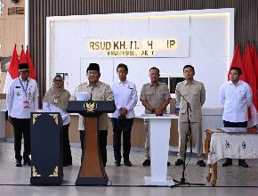 Prabowo Resmikan RSUD K.H. Muhammad Thohir Krui, Tingkatkan Layanan Kesehatan Masyarakat Pesisir Barat