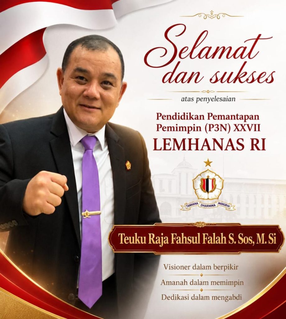 Menempuh Pendidikan Kebangsaan Tertinggi, Teuku Raja Fahsul Falah Perkuat Kapasitas Kepemimpinan Nasional