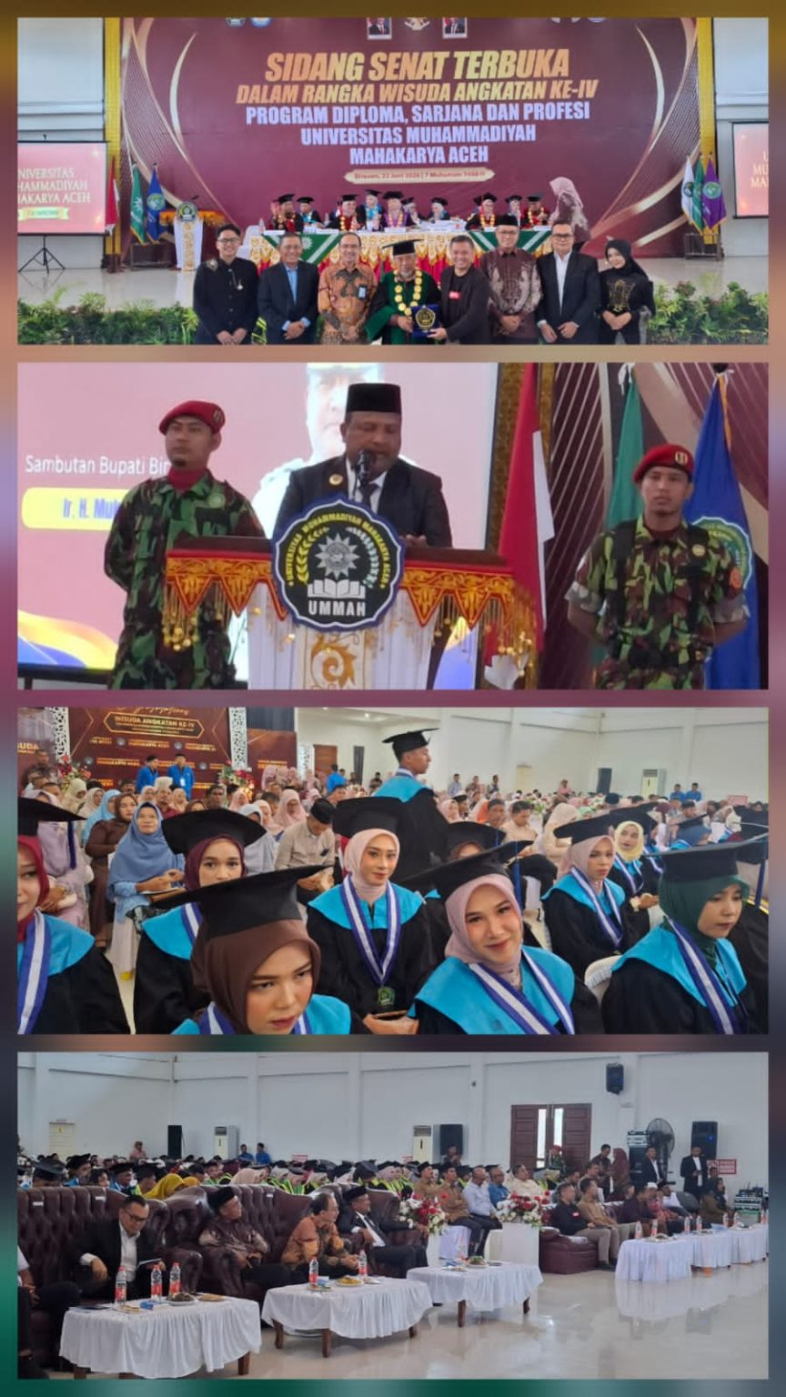 Bupati Mukhlis. Lulusan UMMAH Harus Jadi Agen Perubahan dan Pencipta Lapangan Kerja