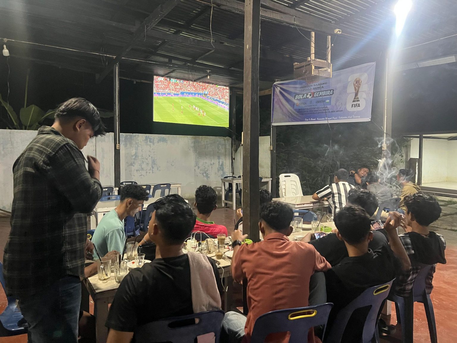Gelar Nobar Piala Dunia 2026 Portugal vs Uzbekistan, Munazar Ajak Warga Jaga Sportivitas dan Hindari Provokasi