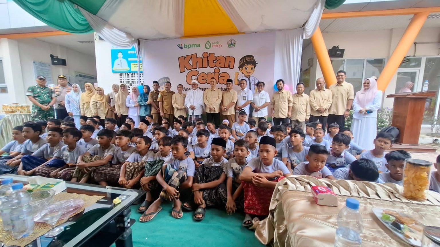 Tingkatkan Kesehatan Masyarakat, BPMA – PT Aceh Energy dan Pemkab Bireuen Gelar Khitan Ceria 2026 bagi 200 Anak