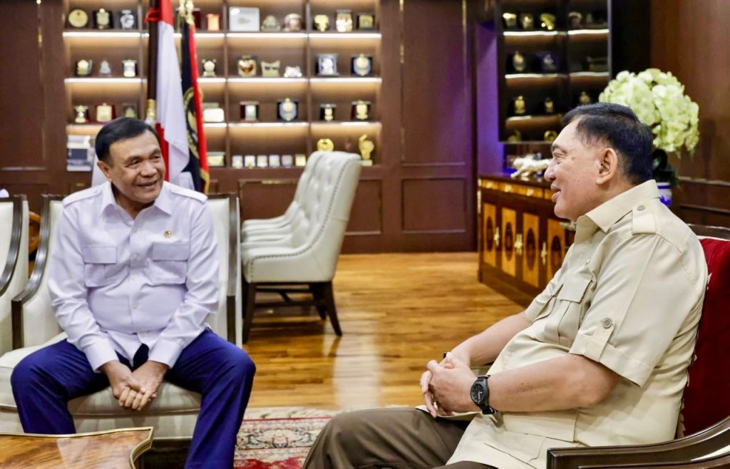 Menhan RI dan Menko Polkam Perkuat Koordinasi Strategis untuk Menjaga Stabilitas Nasional