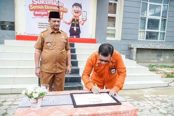 Bupati Aceh Tamiang Lepas 273 Petugas Sensus Ekonomi
