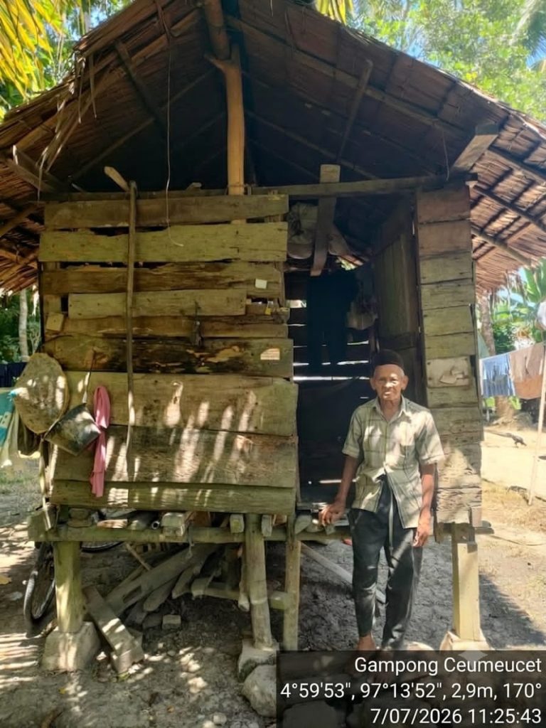 Potret Kemiskinan di Aceh Utara: Di Usia 93 Tahun, M. Yahya Bertahan di Rumah yang Nyaris Tak Layak Huni