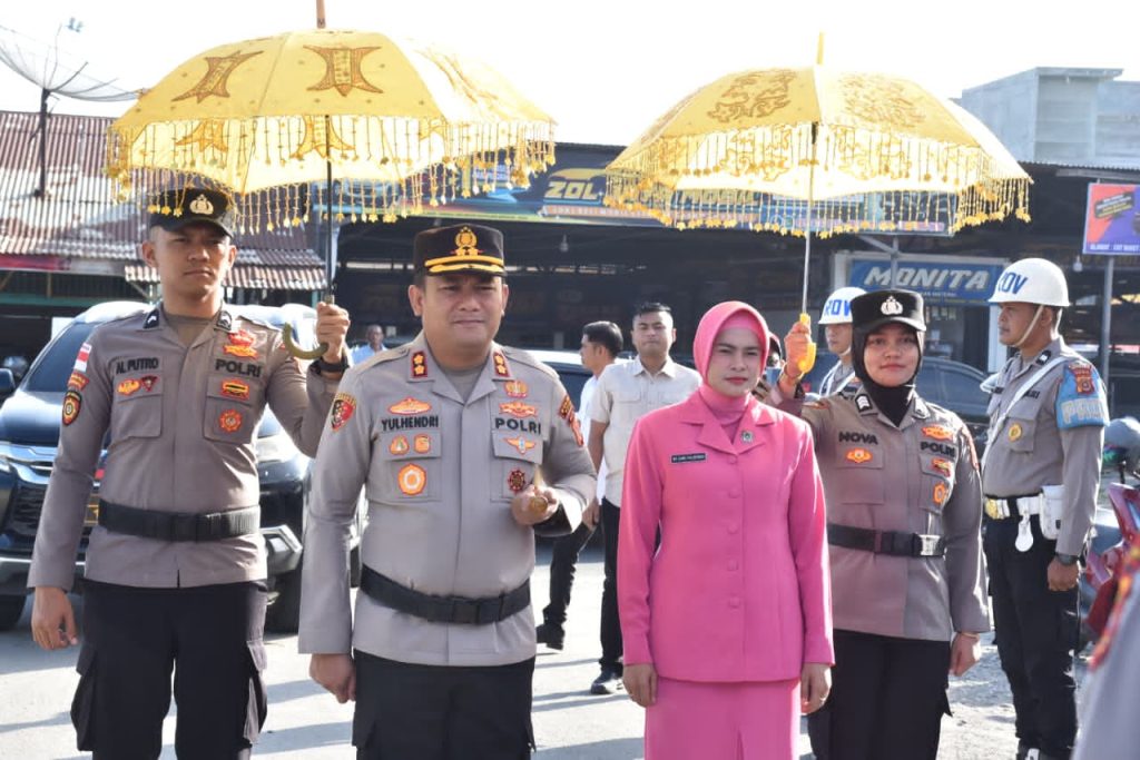 Polres Bireuen Sambut Kapolres Baru AKBP Yulhendri, S.H., S.I.K., M.I.K