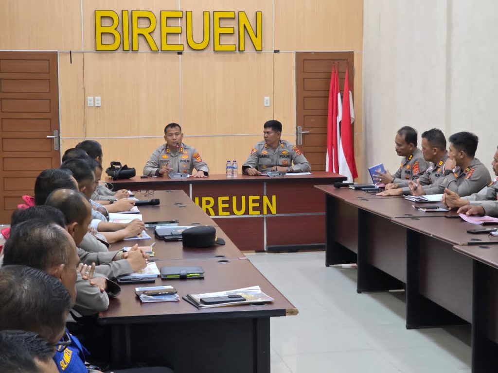 Kapolres Bireuen Pimpin Gelar Operasional Semester I 2026, Perkuat Evaluasi Kinerja dan Kolaborasi Antar Satker