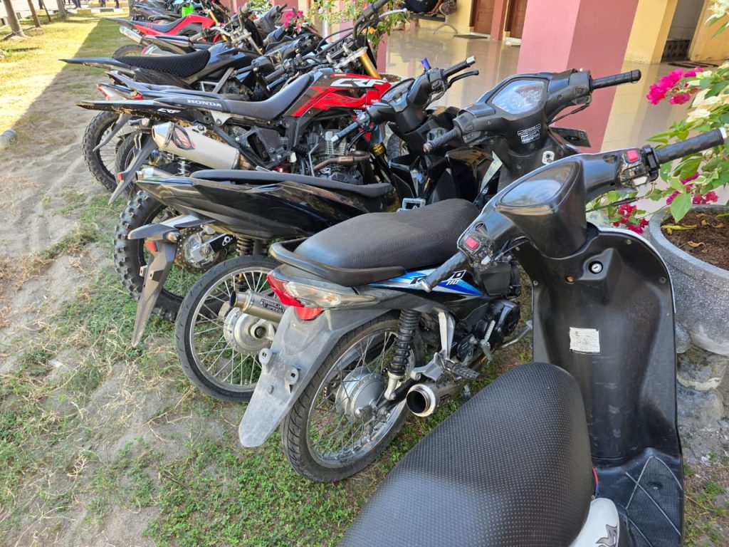 POLRES BIREUEN AMANKAN PULUHAN SEPMOR GUNAKAN KNALPOT BRONG