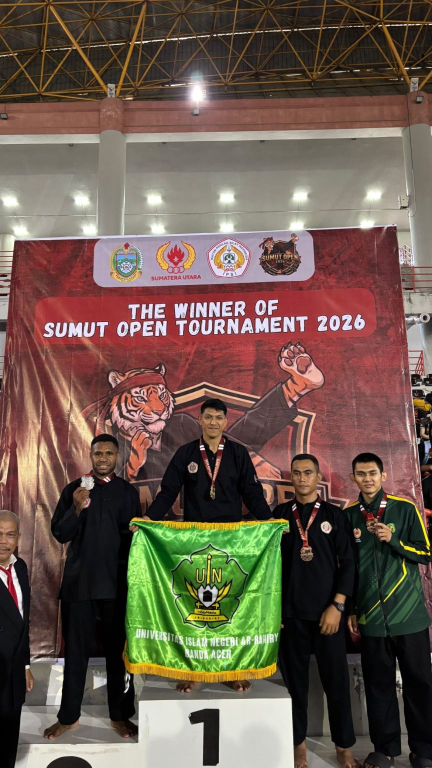 UKM Tapak Suci UIN Ar-Raniry Targetkan ATSC 4 Lebih Bergengsi Setelah Sabet 4 Medali di Sumut Open 2026