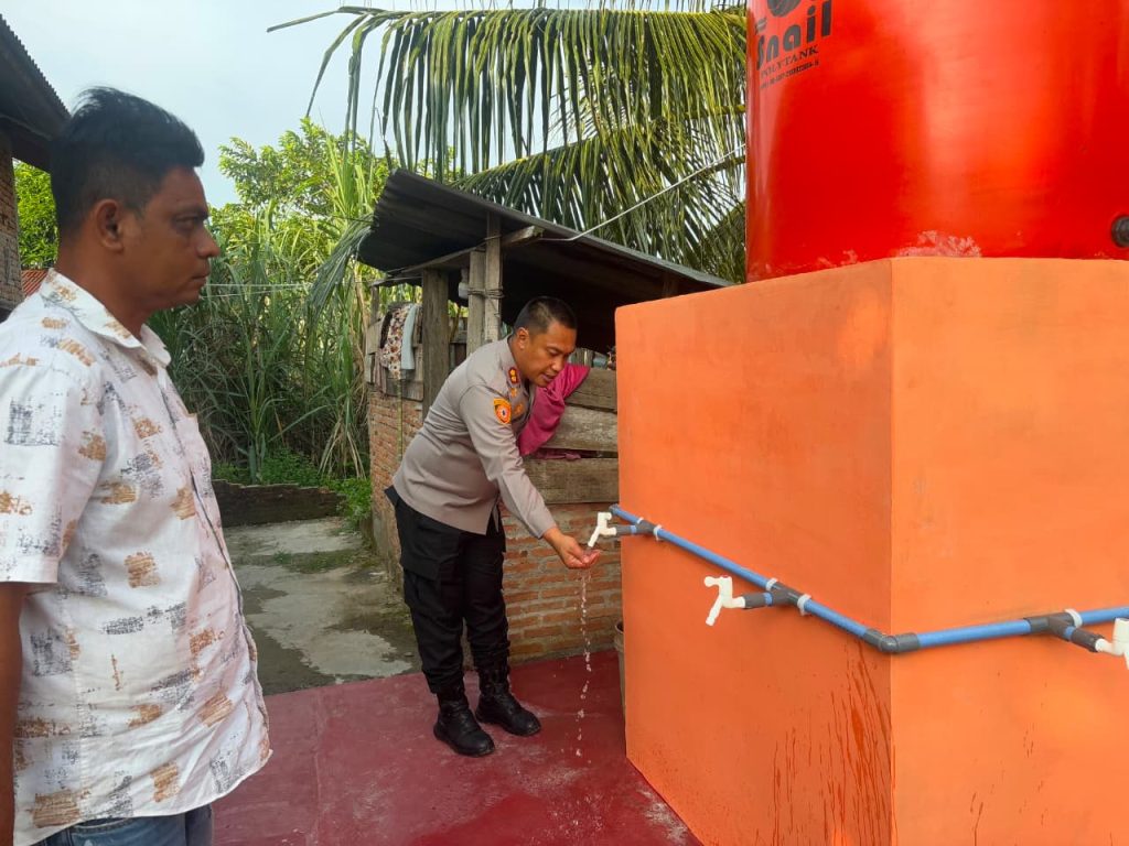 Kapolres Langsa Cek Bantuan Sumur Bor dari Ketua Umum Bhayangkari, Pastikan Berikan Manfaat bagi Dayah