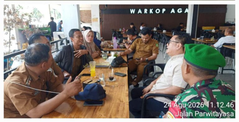 Koordinasi Tim Tiga Pilar Kecamatan Medan Helvetia Tegur Warkop Agam Dan Kantor Alkes: Harus Punya Parkir Sendiri