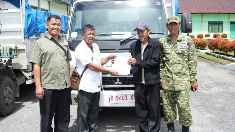 Dukung Penguatan Ekonomi Desa, Kodim Terima dan Salurkan 9 Unit Kendaraan Operasional KDMP