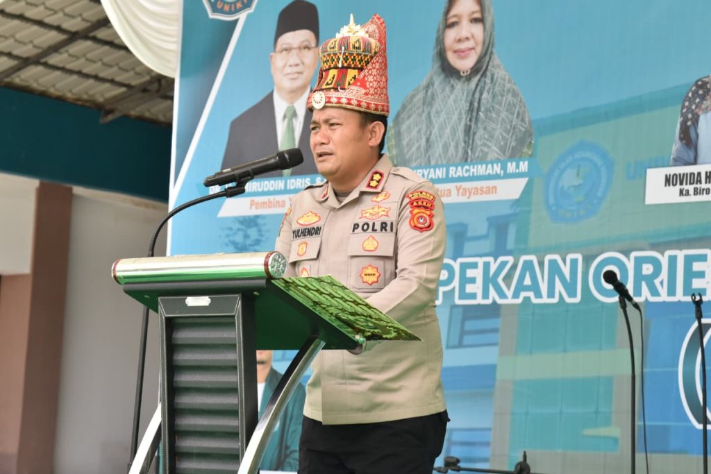 Kapolres Bireuen Jadi Narasumber POMABA UNIKI: Ajak Mahasiswa Jadi Mitra Strategis Kamtibmas