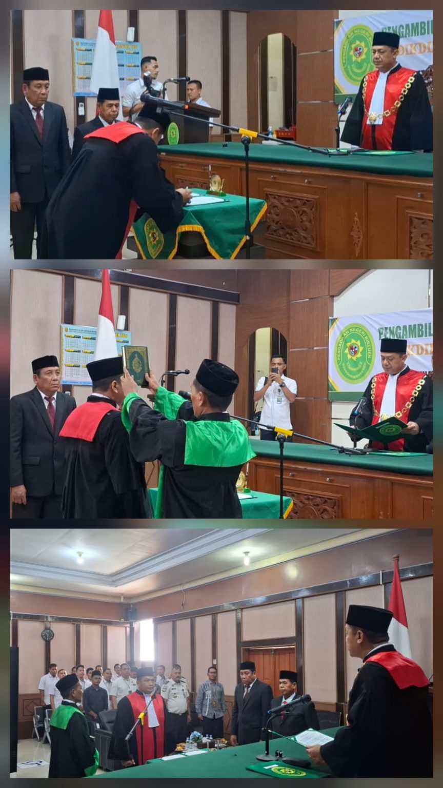 Dikdik Haryadi Resmi Dilantik sebagai Wakil Ketua Pengadilan Negeri Bireuen