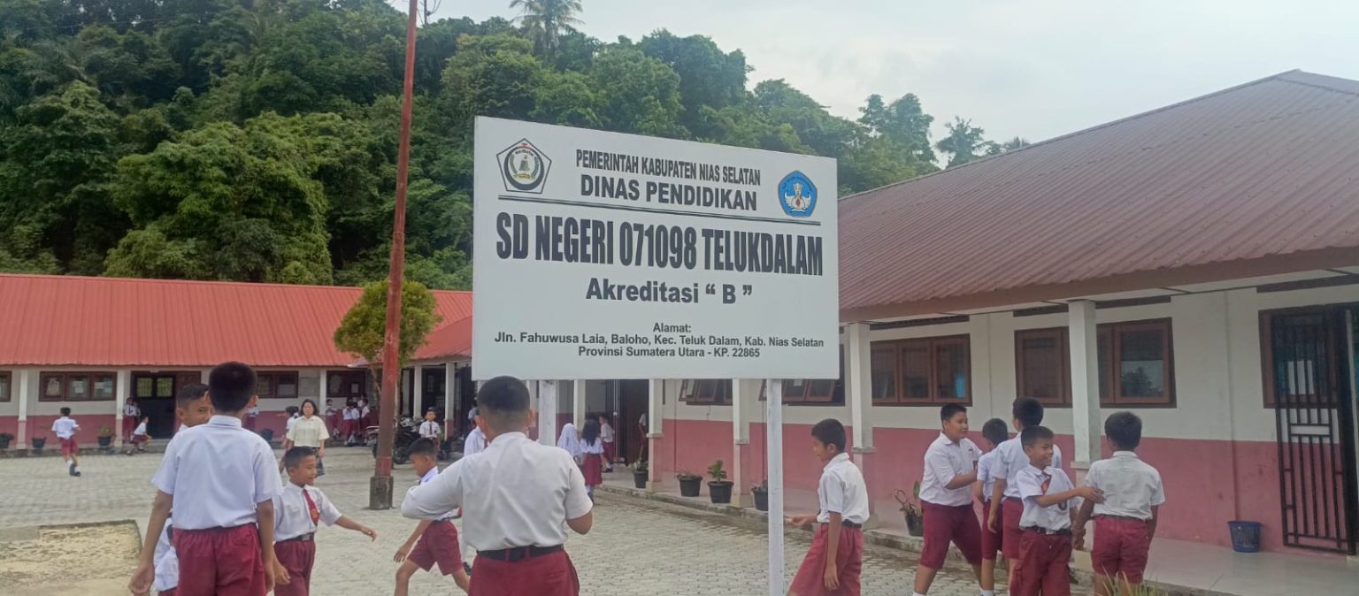 Sekolah SD Negeri 071098 Teluk Dalam Jadi Penggiat Pendidikan Berkualitas di Nias Selatan