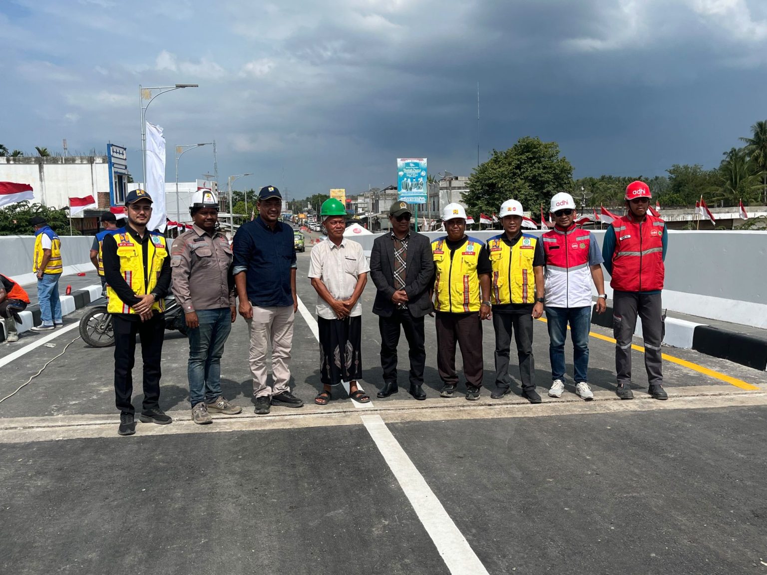 HRD Tinjau Jembatan Baru Krueng Tingkeum Kutablang, Ekonomi Masyarakat Diharapkan Kembali Normal