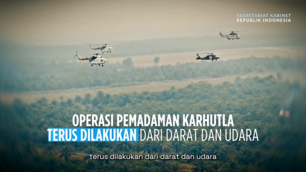 Pemerintah Kerahkan 64 Pesawat dan 54.394 Personel Tangani Karhutla di Berbagai Wilayah