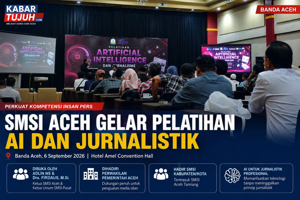 SMSI Aceh Gelar Pelatihan AI dan Jurnalistik, Perkuat Kompetensi Insan Pers di Era Digital