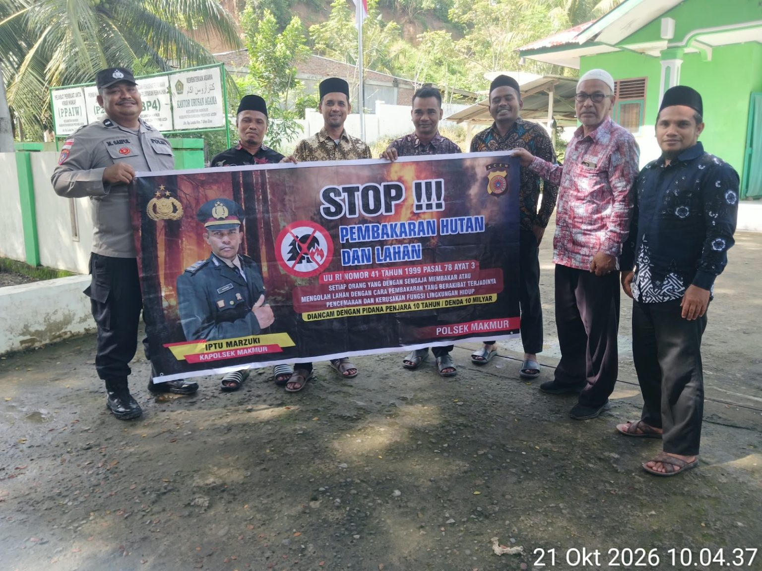 Polsek Makmur Gencarkan Patroli KRYD Cegah Karhutla, Imbau Warga Tak Bakar Lahan